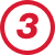 Number-Three-Red-Circle-Icon