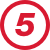 Number-Five-Red-Circle-Icon