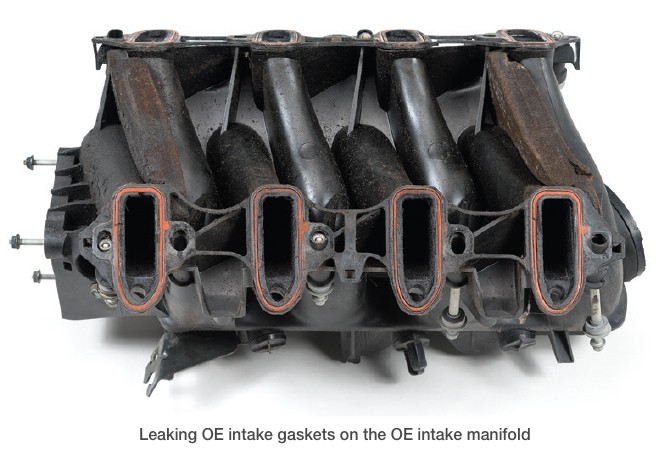 Leaking-OE-Intake-Manifold-Gaskets Leaking-OE-Intake-Manifold-Gaskets