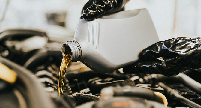 Putting Oil to the engine